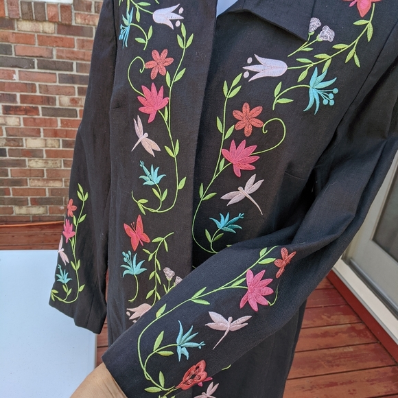 PURSUITS LTD. FLORAL DESIGN JACKET! NWT! - Picture 15 of 16